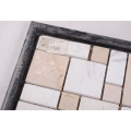 France Style Commercial Use Natural Tumbled Marble Mosaic Tile